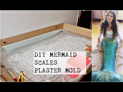 DIY Silicone Mermaid Tail Tutorial #4 - Scale Mold