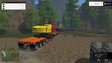 Messing around with my new Dual Joysticks for Farming Simulator 2015