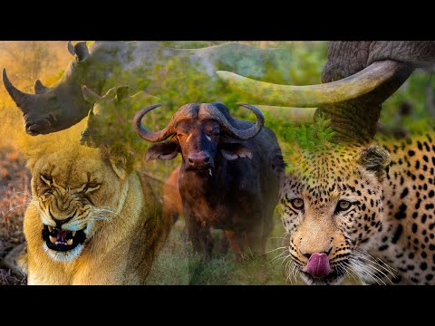 Video: Gli animali più pericolosi in Africa. Big African Five