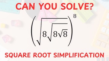 Nice Square Root Math Simplification Problem | How To Solve!!!