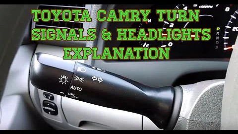 Toyota Camry - Turn Signals / Headlights Explanation - DayDayNews