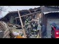 Порятунок людини з-під завалів будинку на Харківщині, 8 січня 2024 р.