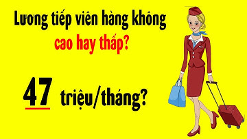 Cách tính lương tiếp viên hàng không đơn giản