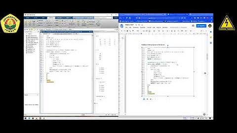 ANALISIS SISTEM TENAGA - BAB 3 - METODE GAUSS SEIDEL MENGGUNAKAN MATLAB