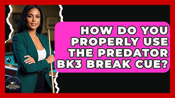 How Do You Properly Use The Predator BK3 Break Cue? - Billiards Hustlers