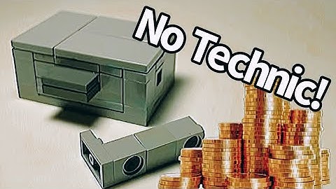 LEGO Safe with Key for Real Coins - Full Tutorial *NO TECHNIC*