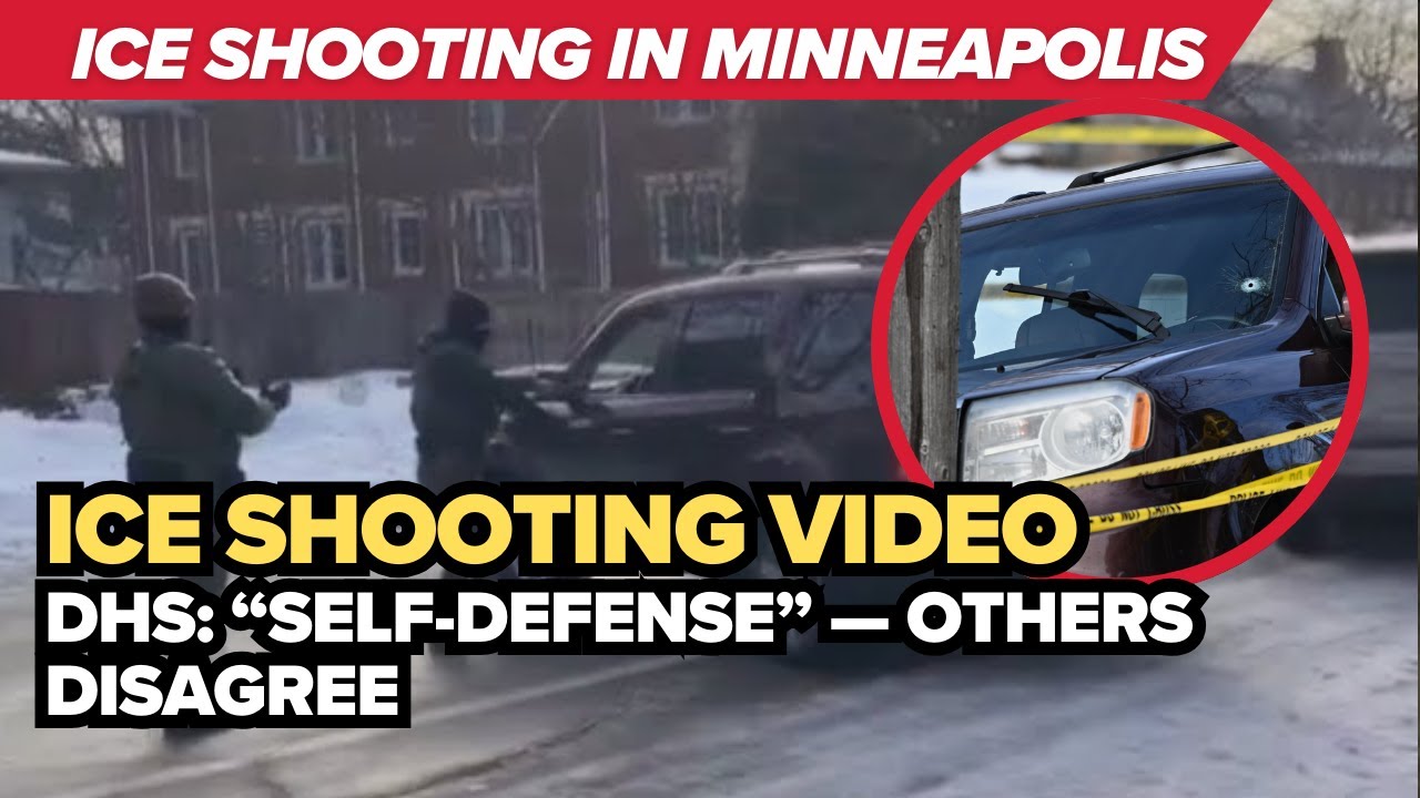 New video shows moments before ICE shooting in Minneapolis | DHS: self-defense disputed