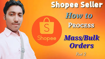 Shopee Seller Order Processing |How to Process Mass Orders on Shopee Seller|Shopee Seller Tutorial 8