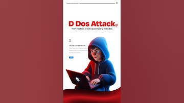 ⚠️ What is a DDoS Attack? | Cyber Security Explained in 60 Seconds 🔒