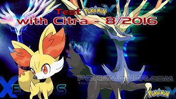 Test Pokemon X with Citra - 8/2016