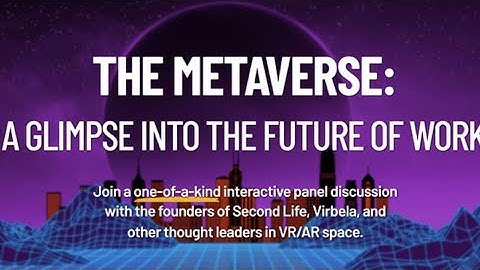 The Metaverse: A glimpse into the future of work