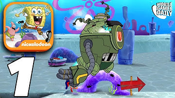 SPONGEBOB PATTY PURSUIT Gameplay Walkthrough Part 1 - Bikini Bottom Boss (Apple Arcade)
