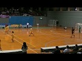 2017年度（第13回）春の全国中学生ハンドボール選手権大会　女子決勝戦（前半）　三郷北中（埼玉県）ｖｓ美東中（沖縄県）