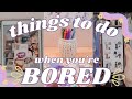 8 FREE Things to Do When You're Bored at Home! (recycled crafts, apps to download, websites & more!)