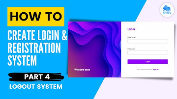 PHP MySQL Login & Registration System - Logout System | Part 4 | DevCoder