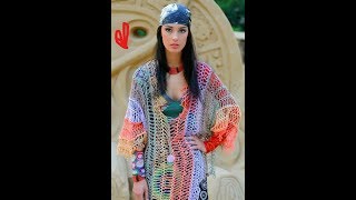 ЛЕТНЕЕ АЖУРНОЕ ПОНЧО ПОКАЗ ПОКА НЕДОВЯЗННОГО