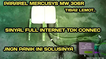 SINYAL WIFI  FULL TAPI TDK ADA  INTERNET  ROUTER MERCUSYS