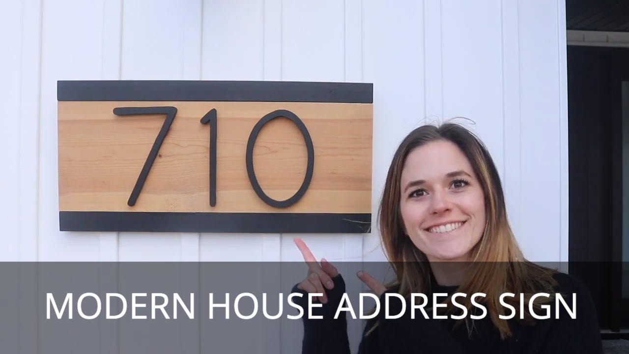 A151 Create your own House number Custom Carved Vertical Address Sign