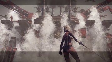 NieR:Automata Playthrough: Route C Part 12 / Pascal vs. Engels