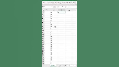 DO NOT FILL LETTERS FROM A TO Z MANUALLY IN EXCEL #excel #shortvideo #msexcel #exceltutorial