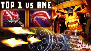 Clinkz Hard Carry vs top 1 Ranked - Dota 2 intense Gameplay by Ame