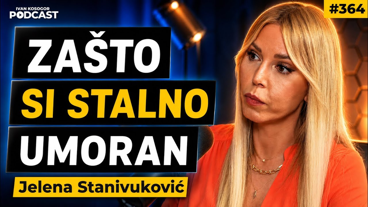 Zašto smo stalno umorni i kada se odmorimo? — Jelena Stanivuković | IKP #364