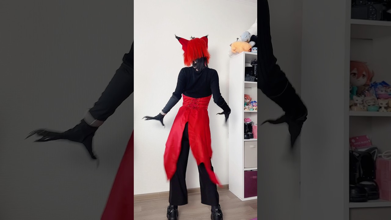 Alastor Cosplay is here XD #hazbinhotel #alastor #cosplayer #alastorcosplay #cosplay