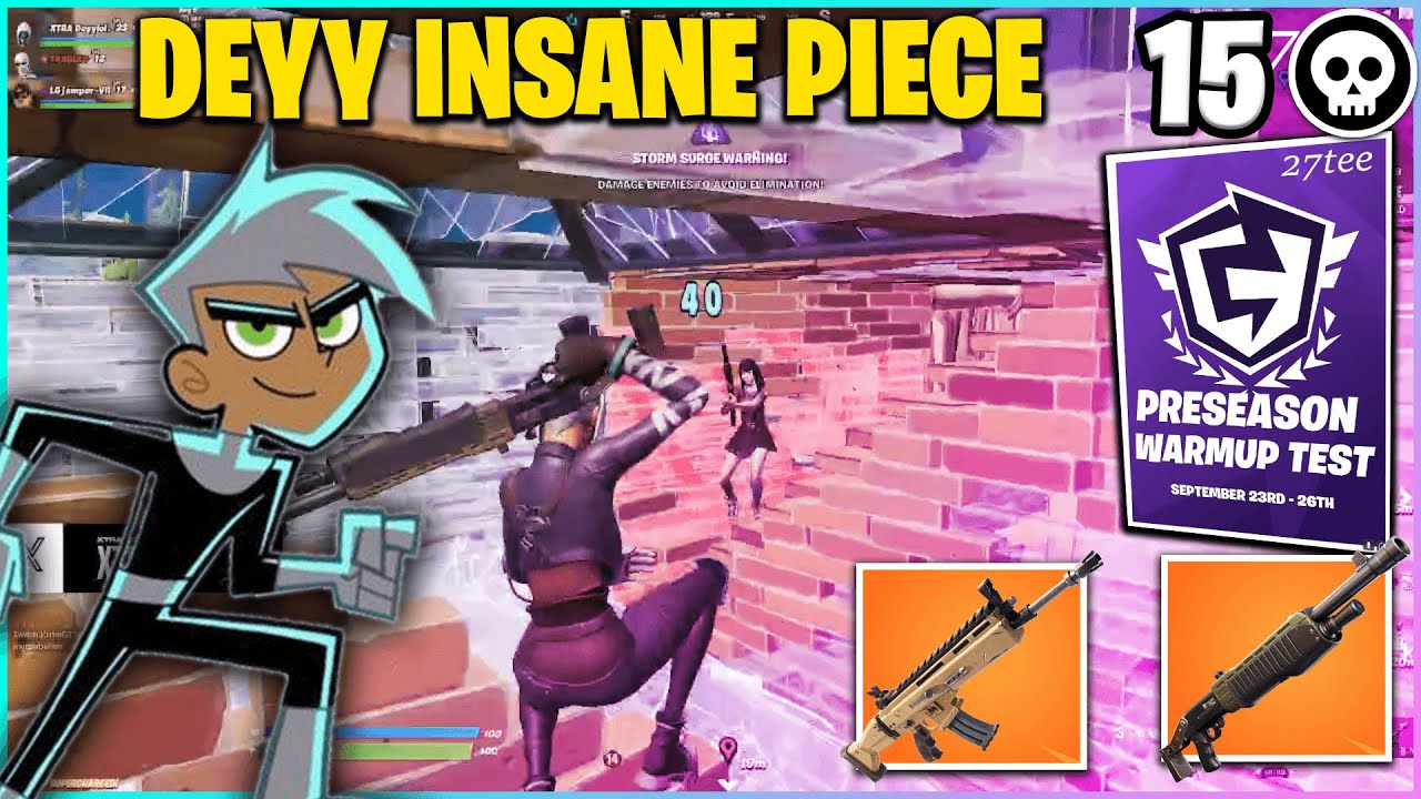 Deyy Shows Insane Endgame Piece Control In FNCS Warmup (Fortnite