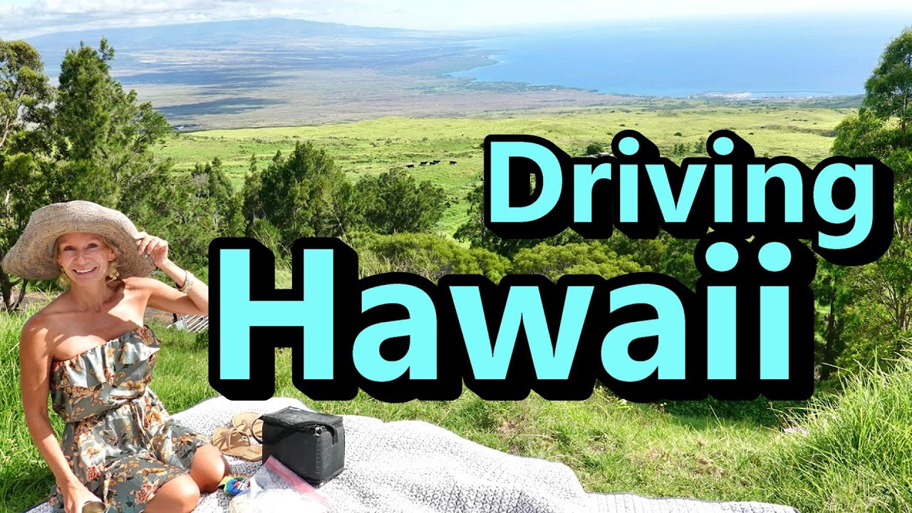 Driving Hawaii Island & Surfing Kona Beach YouTube