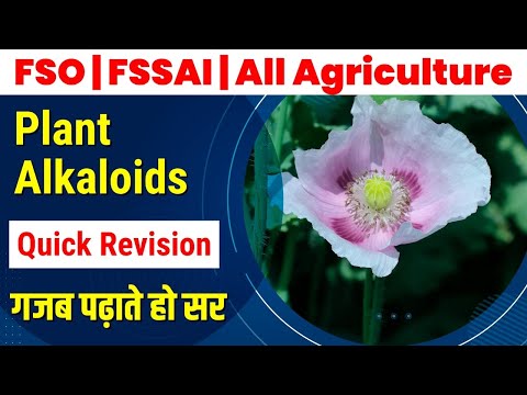 Plant alkaloids ||