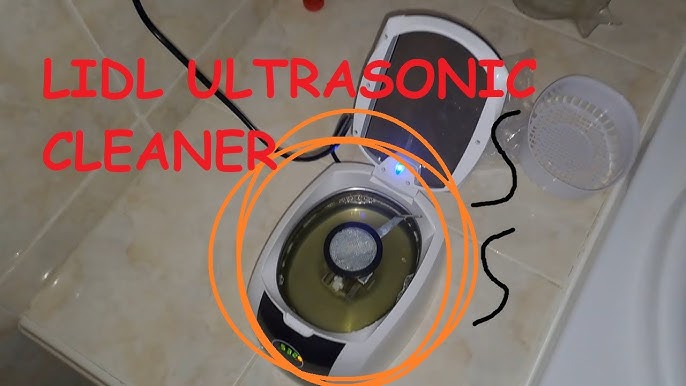 LIDL nettoyeur à ultrasons SILVERCREST SUR 48 C4 600ml 50w 48kHz Ultrasonic  Cleaner 