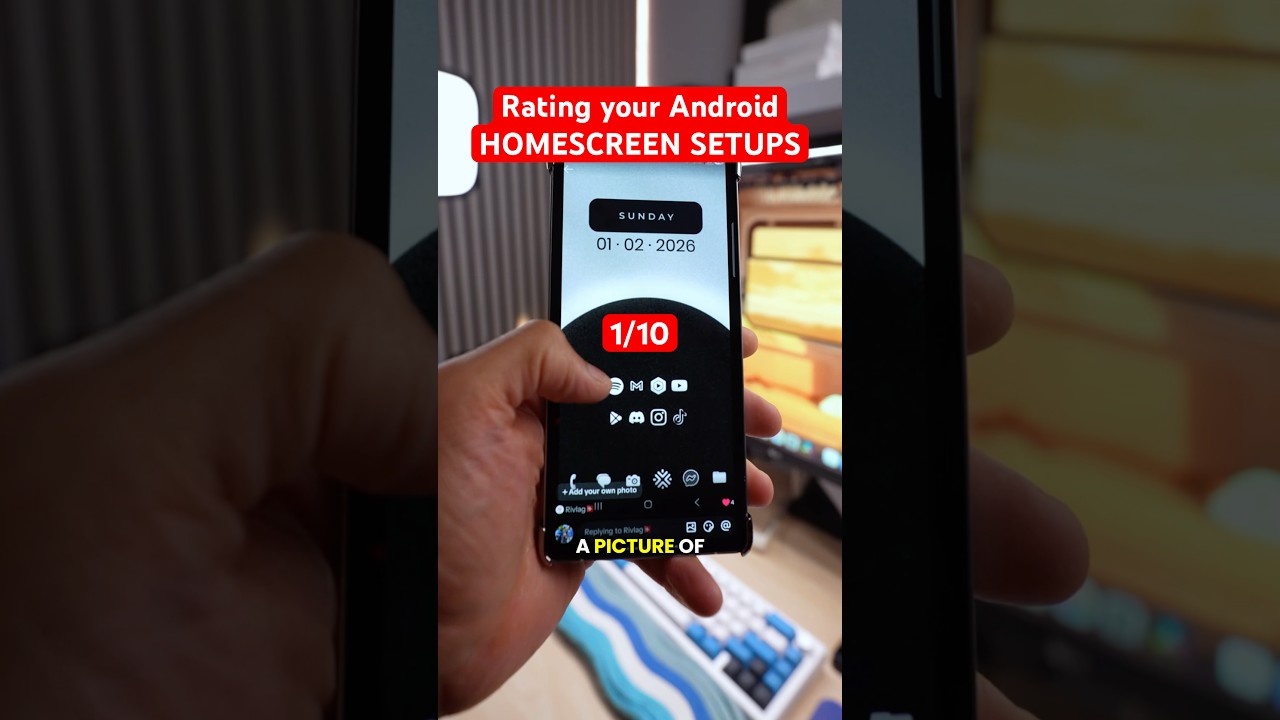 RATING your Android HOMESCREEN Setup 