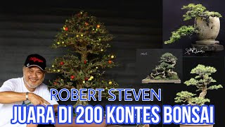 100  karya super mewah Robert steven,menang dilebih dari 200 kontes bonsai