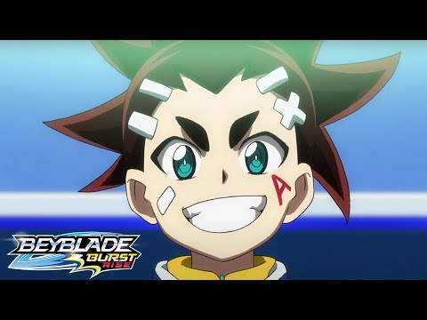 BEYBLADE BURST RISE Episode 13 Part 1 : The Final Stage! Facing Aiger!