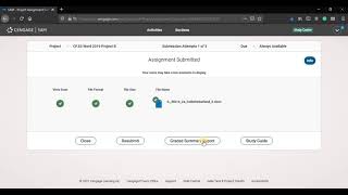 Complete & Submit SAM Project