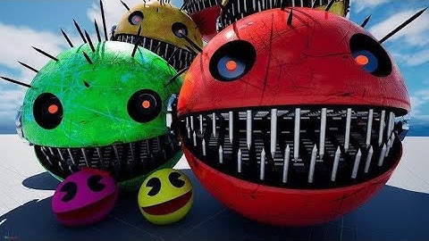 TWO ROBOT PACMAN VS MONSTER PACMAN ROBOT X 1364