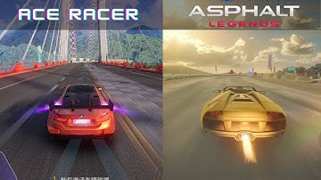 Ace racer vs Asphalt 9 Legends | Max graphics | Gameplay Comparison (Android/Ios)