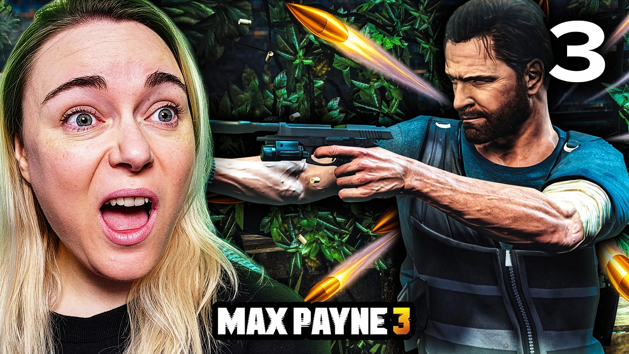 A Day SO BAD it Makes Max SOBER... MAX PAYNE 3 Blind Gameplay Walkthrough Part 3