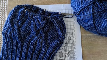 (Old Version) Learn to Read A Knitting Cable Chart | Cable Hat Step-by-Step | Knitting House Square