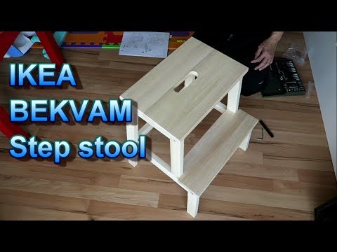 Assambled  IKEA BEKVAM   Step stool
