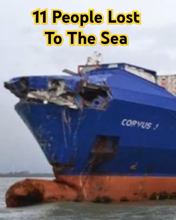The Corvus J and  Baltic Ace Collision in 2012 #collision #carcarriers
