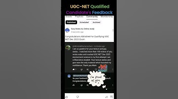 Ugc Net Qualified Candidate