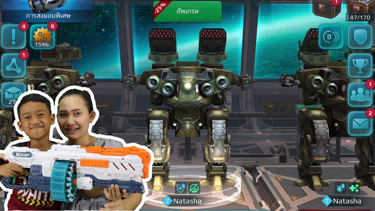 เกมส์หุ่นยนต์รบ  New Update  น้องโปรแกรม รีวิวเกมส์ War Robots | ศึกสงครามหุ่นยนต์ยึดโลก