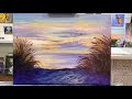 Acrylic Painting Tutorial of BEACH BREEZE AND BIRDS