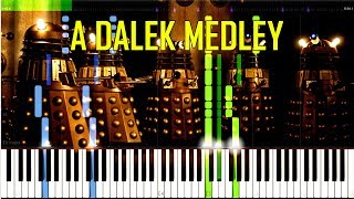A Dalek Medley - Doctor Who [Synthesia Piano Tutorial]