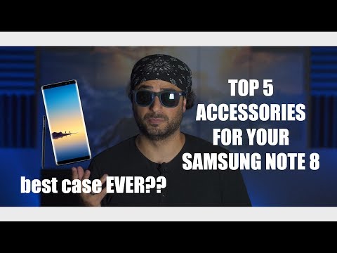 TOP 5 Accessories For The Samsung Note 8 (Best Case EVER!)