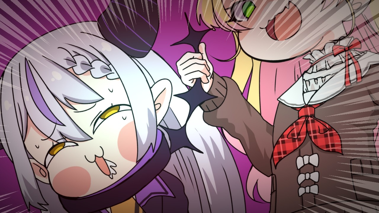 【手描き】ドＭなラプちゃん！【音乃瀬奏/大空スバル/ラプラス・ダークネス/ホロライブ/切り抜き】【切り抜き漫画】