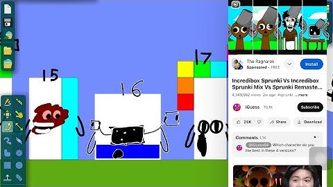 Numberblocks Band Become Incredibox Sprunki Remake by Algodoo