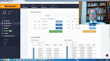 How to use the Bitconnect platform