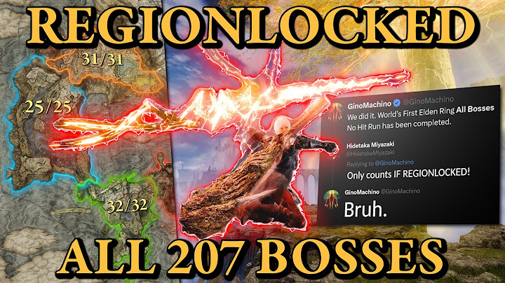 I No Hit ALL 207 Bosses (+DLC) While REGIONLOCKED (World's First)